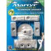 Martyr aluminiumanode til kit til Mercury, Mariner Verado 4 cyl./Optimax.
