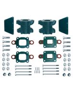 4.3L. 6" (152mm) Eksos Albue/Riser Mercruiser - V6 og V8 Erst. nr: BAMC-20-864908A1. Mercury: 864908A1