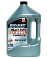 4-T Quicksilver olje SAE 15W-40 (4.0L) Diesel inboard erstatter org.nr 92-858042K01 Erst. nr: RM92-858042K01. Mercruiser: 85804. 8M0096794. 92-858042K01. 92-8M0096794; Sierra: 18-9553-3
