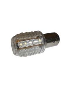 LED 360º pære med 36L 12V 10mA - base BAY15d 1 stk i pakken