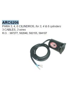 Tilt Trim Motor Johnson Evinrude Prestolite 3 Wire 3 Bolt 1976-1980 erstatter OEM nummer PH200-T020, Mercruiser/Mercury: 802508, OMC/Johnson/Evinrude: 0394176, 0395840, 0582020, 0582048, 0582155, 0584107, 0777784, 0778247, 387277, 582047, 582048, 582155, 