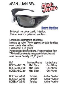 Solbriller SAN JUAN PC 1.50 T AMBER Erst OEM: BOESANTA1.50