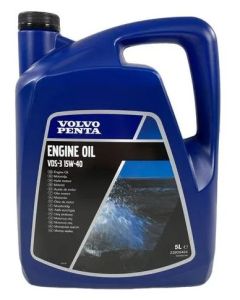 Volvo Penta 15W40 VDS4,5 DIESEL ENGINE OIL 5L erstatter OEM nummer REC22479642, Volvo: 22479642, 3809436, 3840003, 23909454, 23909460, 23039848