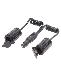 Enkel 12V DC-plugg med dobbel tillengelse Erst OEM: BS1013