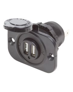 12VDC SOCKET 2USB LADER 5V 2.1A Erst. nr: BS1016