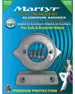 Martyr anode i Aluminum sett til Volvo Penta 290 SP Erst OEM: CM290KITA. CM290KITA