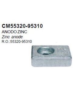 6 - 225 hk Martyr anode Suzuki Erst. nr: CM55320-95310. OMC/Johnson: 5035786. Suzuki: 55320-95310. 55320-95311. 55321-95300