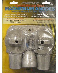 Martyr anodesett Magnesium Bravo III (+2004 Erstatnings OEM-nr: 888761Q02 Erst OEM: CMBRAVO3KITM. Mercruiser/Mercury: 888761Q02. 888761Q04. 97-888761K02. 97-888761Q04