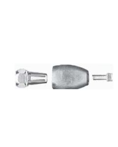 Prop Nut Martyr anodesett - aluminium Bravo III fram til 2003 Erst OEM: CMPNDAF14UNSA