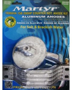 150 - 200 hk Martyr aluminium anodesett til Yamaha 150-200 hk påhengsmotorer (Counter Rotation Erst. nr: CMY150CRKITA