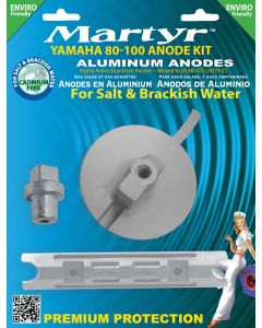 Anodesett aluminium Yamaha 80-100hk Erst OEM nr: CMY80100KITA