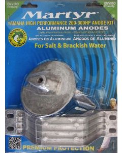 200 - 300 hk Martyr aluminiumanode til sett til Yamaha Erst. nr: CMY200300KITA. 69L-45371-00. 6G5-45251-02
