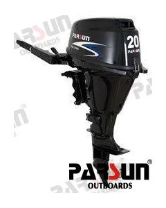 Parsun F20-EFI 20hk motor med lang stamme (L), El.Start, kontrollboks og kabler