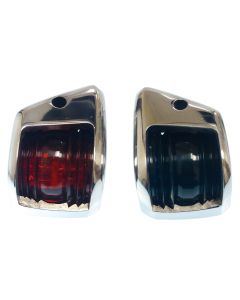 LED lanternekit i rustfritt stål. Babord (rød) og Styrbord (grønn) Erst OEM: GS10360