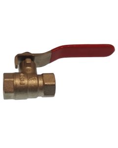 Kuleventil 3/8" laget i tilkrommet messing og rustfritt stål. med teflonpakning og aluminiumshandtak Erst OEM: GS30010