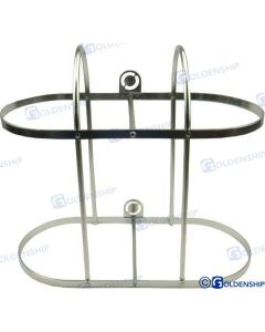 DOBBEL FENDERHOLDER SS. 2 * 20 CMS. Erst OEM: GS62105. 62105
