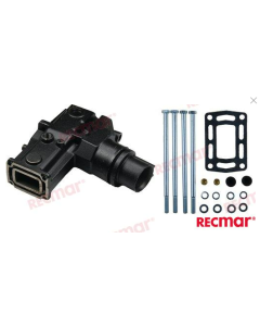 Volvo Penta eksosalbue (28,7cm) V6, V8  Erst. oem 3862627