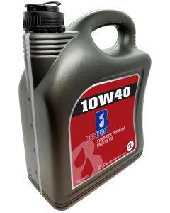4T-10W40 syntetisk olje til outboard (5.0L) Erst. nr: REC10W40U3. Mercruiser: 8M0180934; Suzuki: 990C0-01E30-GLN. 990C0-10W40-GAL. 990C0-10W40-GLN; Yamaha: YMD-63060-04. YMD6306004; Tohatsu: 990C0-10W40-GLN