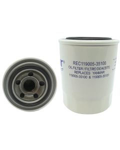 105 - 135 hk oljefilter til Yanmar Diesel - 4LH-TE/HTE Erst. nr: REC119005-35100. Yanmar: 119005-35100. 119005-35151. 119005-35170. 119100-35100. 119820-35150