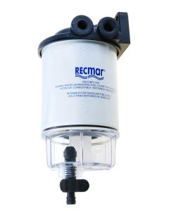 Komplett bensinfilter med TRANSPARENT BOWL (plastikk) 150l/h Erst OEM: RECOBFILTER. 99105-20006-ASY