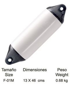 FENDER F01 M 130x465 Hvit Erst OEM: SCAFA520M
